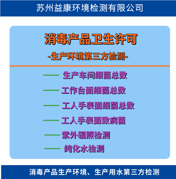 化妝品生產(chǎn)許可車(chē)間檢測(cè)
